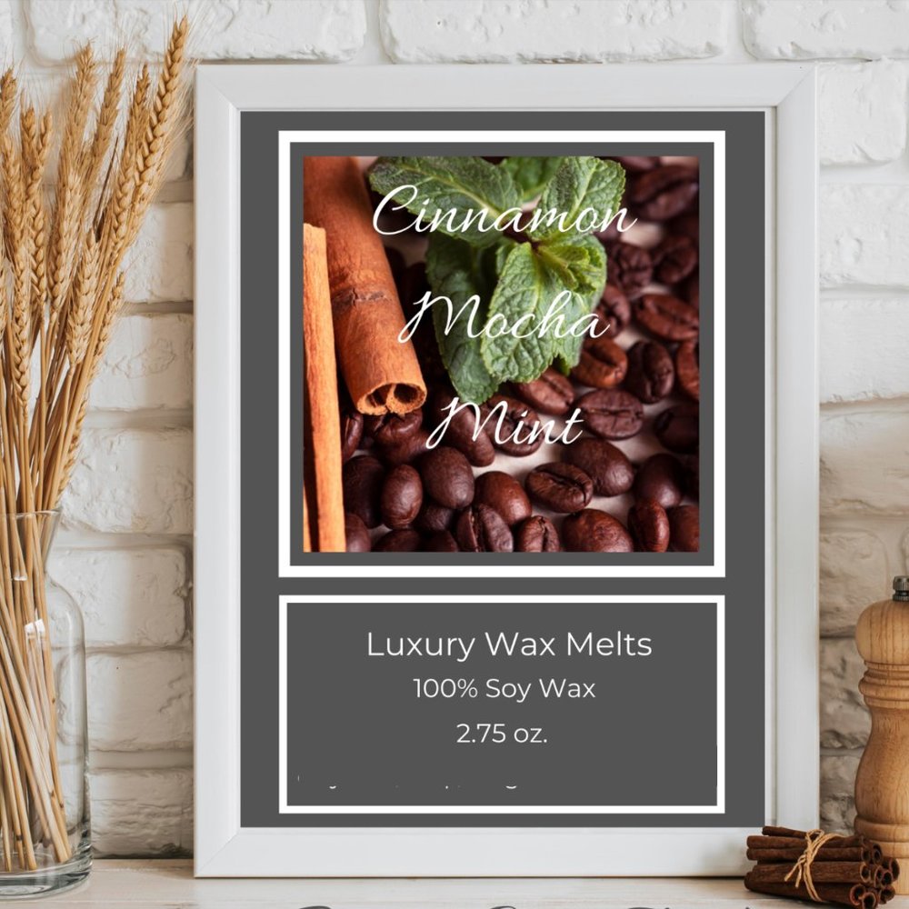 Wax Melts Cinnamon Mocha Mint Coffee Christmas Holiday 100% Soy Wax …